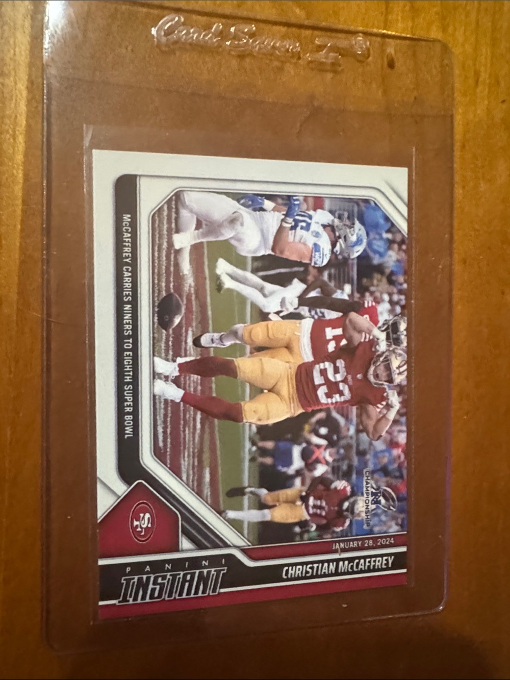 Panini Instant Card - Christian McCaffrey 2023 NFC Championship 1 of 217